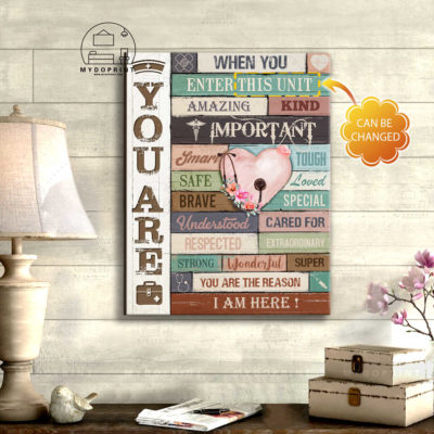 When You Enter This Unit Personalized Nurse Wall Art 2 38cc87b3 3ec0 11eb 806d 0242ac120002 canvas doc 16x20 optimized