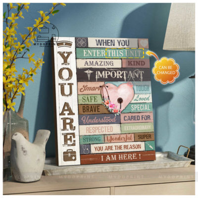When You Enter This Unit Personalized Nurse Wall Art 3 38f6ad17 3ec0 11eb 806d 0242ac120002 canvas doc20x24 optimized