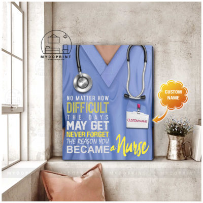 The Reason You Became A Nurse Personalized Wall Art Canvas 2 fcfd7998 404c 11eb 806d 0242ac120002 canvas doc 24x30 optimized