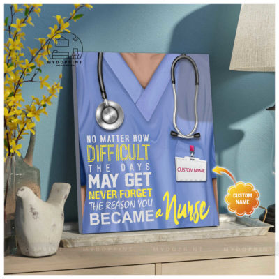 The Reason You Became A Nurse Personalized Wall Art Canvas 3 fd62ad16 404c 11eb 806d 0242ac120002 canvas doc20x24 optimized