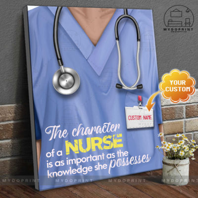 The Character Of A Nurse Is As Important As The Knowlegde She Possesses Ver 2 Nurse Wall Art Canvas 5 8b0792e9 4ffd 11eb aaf4 0242ac120002 canvas doc new optimized