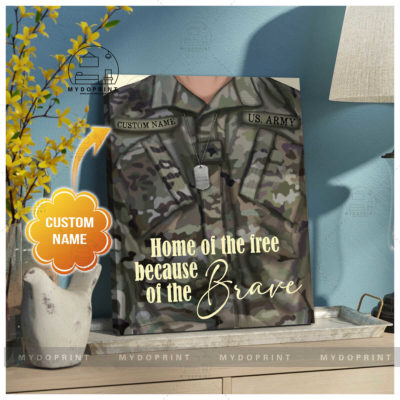 Home Of The Free Because Of The Brave Veteran Shirt Personalized Wall Art Canvas 4 45b2d38d 5afb 11eb a705 0242ac120002 canvas doc20x24 optimized