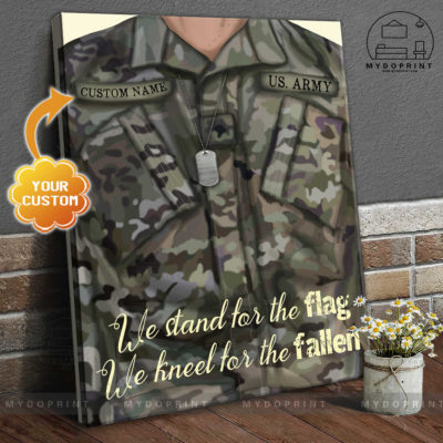 We Stand For The Flag, We Kneel For The Fallen Veteran Shirt Personalized Wall Art Canvas 3 8b628c12 5afb 11eb a705 0242ac120002 canvas doc new optimized