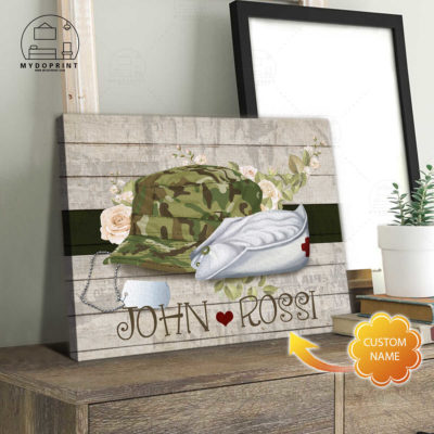 Veteran & Nurse's Cap Personalized Wall Art Canvas 4 f2cfdd6d 5b00 11eb a705 0242ac120002 cv ngang 23x27 optimized
