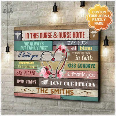 In This Nurse & Nurse Home Personalized Wall Art Canvas 4 f2a6ff3f 5ee8 11eb a705 0242ac120002 cv ngang new optimized