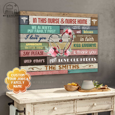 In This Nurse & Nurse Home Personalized Wall Art Canvas 5 f27d071d 5ee8 11eb a705 0242ac120002 cv ngang 27x33 optimized