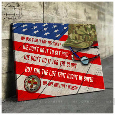 We Are Military Nurses Wall Art Canvas 1 93258926 5fbc 11eb a705 0242ac120002 mockup ngang moi optimized