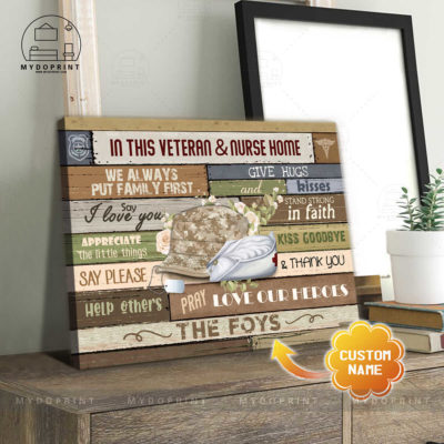 In This Veteran & Nurse Home Ver 2 Personalized Wall Art Canvas 2 da1c3665 647e 11eb a705 0242ac120002 cv ngang 23x27 optimized