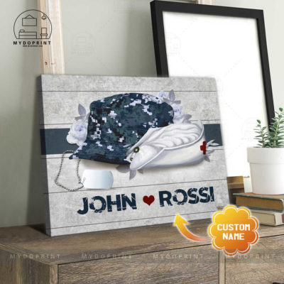 Veteran & Nurse's Cap Ver 3 Personalized Wall Art Canvas 2 10915f5e 6480 11eb a705 0242ac120002 cv ngang 23x27 optimized