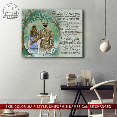 The Day I Met You Veteran & Nurse Personalized Wall Art Canvas 2 10de0351 653d 11eb a705 0242ac120002 cv ngang 19x23 optimized