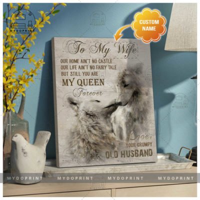 To My Wife Couple Of Wolves Personalized Wall Art Canvas 3 fea9bba7 8611 11eb 977d 0242ac120002 canvas doc20x24 optimized