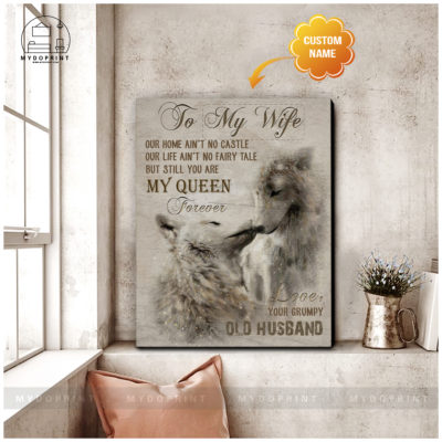 To My Wife Couple Of Wolves Personalized Wall Art Canvas 5 0867e1e1 8612 11eb 977d 0242ac120002 canvas20Doc2024X30