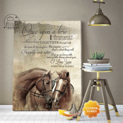 Once Upon A Time Couple Of Horses Personalized Wall Art Canvas 3 fadc2c79 870f 11eb 977d 0242ac120002 canvas doc 30x40 optimized