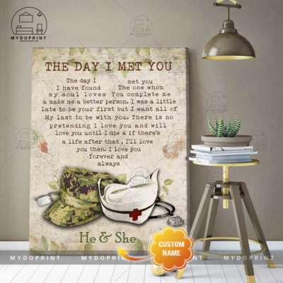 The Day I Met You Navy Veteran & Nurse's Cap Personalized Wall Art Canvas 2 e8f52c40 8ae4 11eb 977d 0242ac120002 canvas doc 30x40 optimized