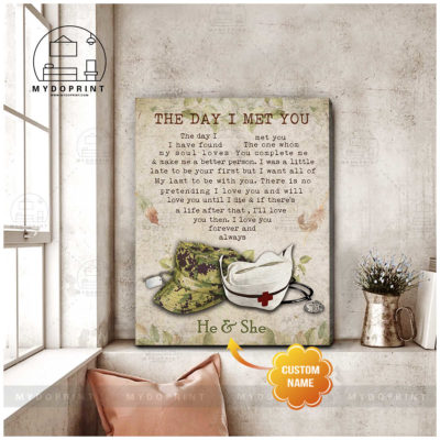 The Day I Met You Navy Veteran & Nurse's Cap Personalized Wall Art Canvas 3 ed948a7a 8ae4 11eb 977d 0242ac120002 canvas doc 24x30 optimized