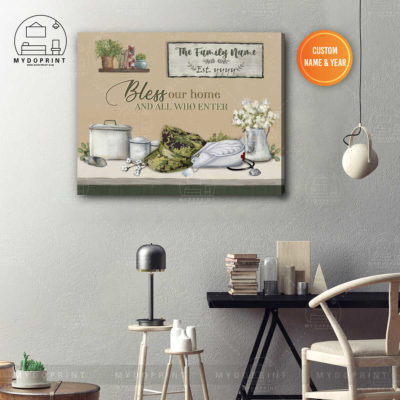 Bless Our Home & All Who Enter Navy Veteran & Nurse Home Personalized Wall Art Canvas 5 2e1d5fdf 8e04 11eb 977d 0242ac120002 canvashorizontal16x20 optimized