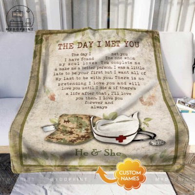 The Day I Met You Marine Veteran & Nurse Personalized Fleece Blanket 1 ce60154c 9216 11eb 9ea8 0242ac120002 blanket phong khach recovered optimized