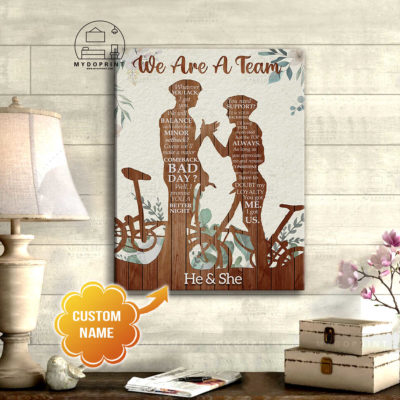 Cycling We Are A Team Personalized Wall Art Canvas 1 213644c9 990d 11eb b217 0242ac120002 canvas doc 16x20 optimized
