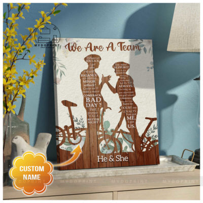 Cycling We Are A Team Personalized Wall Art Canvas 2 218e224b 990d 11eb b217 0242ac120002 canvas doc20x24 optimized