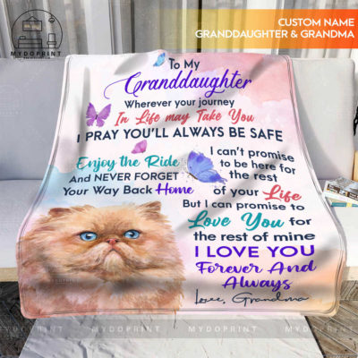 To My Granddaughter Persian Personalized Fleece Blanket 4 017c6cf3 992f 11eb a542 0242ac120002 blanket phong khach recovered optimized
