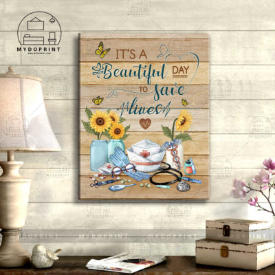 It's A Beautiful Day To Save Lives Ver2 Wall Art Canvas 4 1c034e05 9b99 11eb a590 0242ac120002 canvas doc 16x20 optimized
