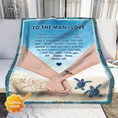 To The Man I Love Personalized Fleece Blanket 2 ebf44f36 9c2e 11eb a3d7 0242ac120002 blanket phong khach recovered optimized