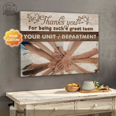 Thank You For Being Such A Great Team Nurse Personalized Wall Art Canvas 2 e13199d1 a33b 11eb 9f94 0242ac120002 canvashorizontal24x30 optimized