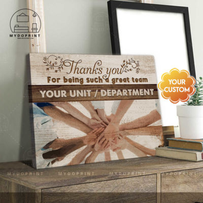 Thank You For Being Such A Great Team Nurse Personalized Wall Art Canvas 3 e3a3aaed a33b 11eb 9f94 0242ac120002 canvashorizontal20x24 optimized