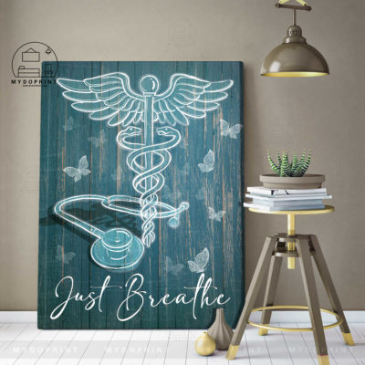 Just Breathe Caduceus & Stethoscope Wall Art Canvas 3 32bc39a3 a742 11eb 928b 0242ac120002 canvas doc 30x40 optimized