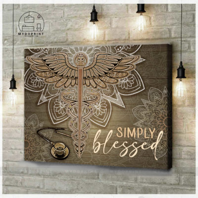Simply Blessed Caduceus & Stethoscope Wall Art Canvas 2 dee353bd a80b 11eb 9faa 0242ac120002 cv ngang new optimized