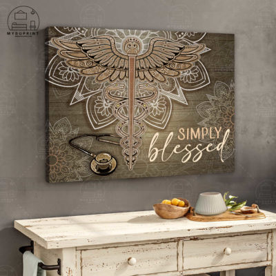 Simply Blessed Caduceus & Stethoscope Wall Art Canvas 3 e22907ba a80b 11eb 9faa 0242ac120002 canvashorizontal24x30 4con optimized