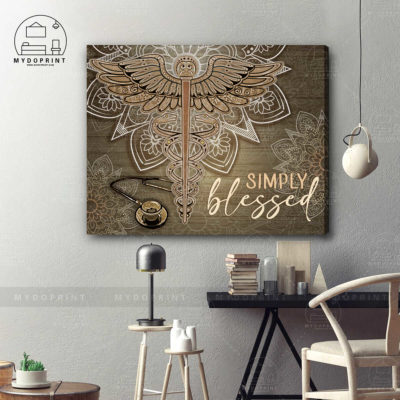 Simply Blessed Caduceus & Stethoscope Wall Art Canvas 5 f4d7a296 a80b 11eb 9faa 0242ac120002 canvashorizontal16x20 optimized
