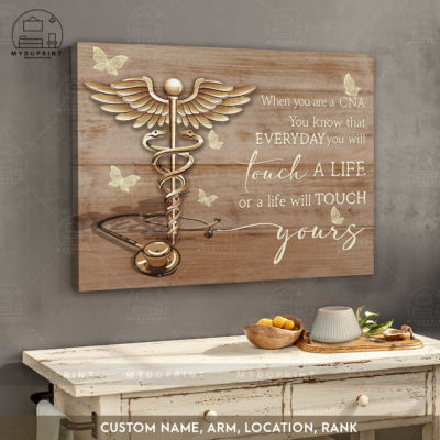 Everyday You Will Touch Life Or A Life Will Touch Yours Ver2 CNA Wall Art Canvas 2 f657b97c a8c0 11eb 9faa 0242ac120002 canvashorizontal24x30 optimized