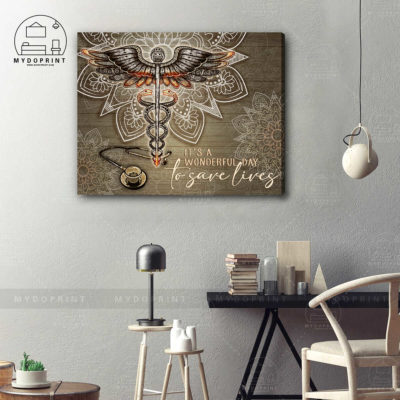 It's A Wonderful Day To Save Lives Nurse Wall Art Canvas 5 22f09933 accb 11eb 8a98 0242ac120002 canvashorizontal16x20 optimized