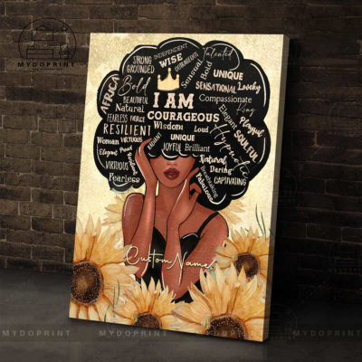 Black Girl & Sunflower Personalized Wall Art Canvas 1 a3fe0da1 b3d6 11eb 8a98 0242ac120002 cv doc 1 optimized