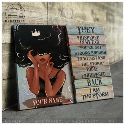 I Am Storm Black Girl Personalized Wall Art Canvas 2 0dbc1de0 b3d9 11eb 8a98 0242ac120002 mockup ngang moi optimized