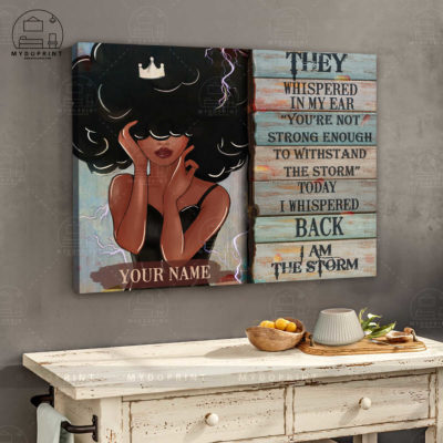 I Am Storm Black Girl Personalized Wall Art Canvas 4 138eeea0 b3d9 11eb 8a98 0242ac120002 canvashorizontal24x30 optimized