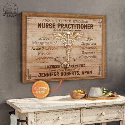Nurse Practitioner Board Personalized Wall Art Canvas 3 9cec7961 b3de 11eb 8a98 0242ac120002 canvashorizontal24x30 optimized