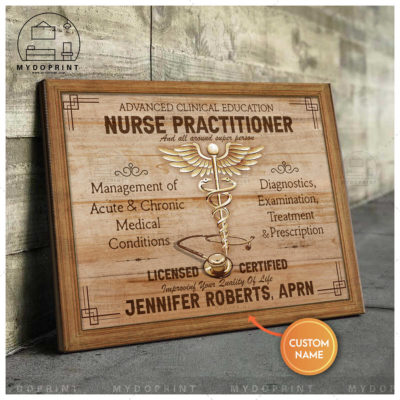 Nurse Practitioner Board Personalized Wall Art Canvas 5 a1e25565 b3de 11eb 8a98 0242ac120002 mockup ngang moi optimized