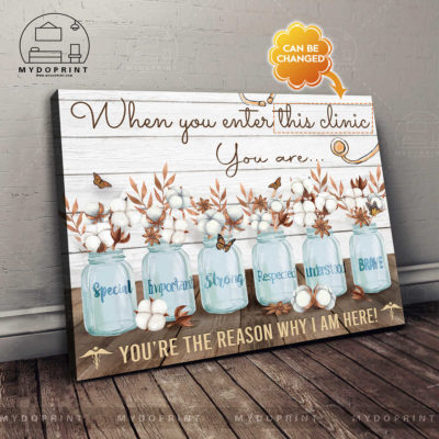 When You Enter This Clinic Cotton Flower Personalized Wall Art Canvas 4 e80fd6fa b7b1 11eb bfc7 0242ac120002 ngang 2 optimized