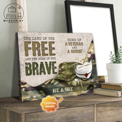 Home Of A Veteran & A Nurse Personalized Wall Art Canvas 5 d508dd6d b7b2 11eb bfc7 0242ac120002 canvashorizontal20x24 optimized