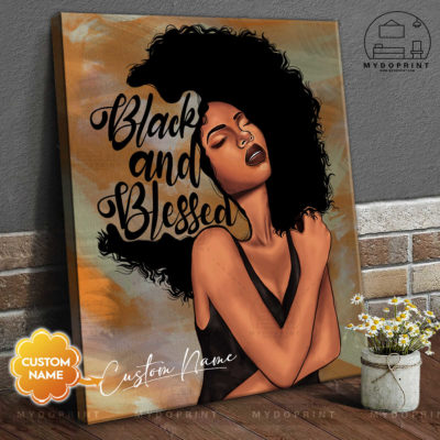 Black & Blessed Personalized Wall Art Canvas 3 fbfd4dcd b7ca 11eb 8fcb 0242ac120002 canvas doc new optimized