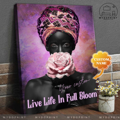 Live Life In Full Bloom Black Woman Personalized Wall Art Canvas 3 4d68f235 b87c 11eb 8fcb 0242ac120002 canvas doc new optimized