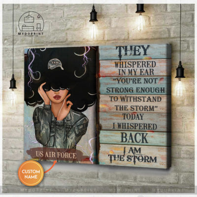I Am Storm Female Air Force Veteran Personalized Wall Art Canvas 3 077c330a becc 11eb 8fcb 0242ac120002 cv ngang new optimized