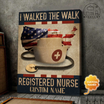 I Walked The Walk Registered Nurse Personalized Wall Art Canvas 3 a56ea934 c81c 11eb 92ae 0242ac120002 cv doc 2 optimized