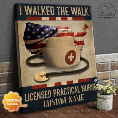 I Walked The Walk Licensed Practical Nurse Personalized Wall Art Canvas 2 e24184b7 c81c 11eb 92ae 0242ac120002 canvas doc new optimized