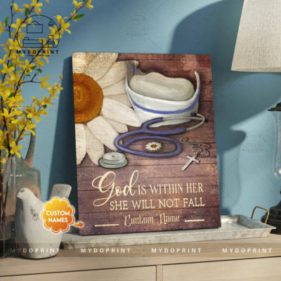 God Is Within Her Nurse Personalized Wall Art Canvas 4 319b095b cd1f 11eb 99a6 0242ac120002 canvas doc20x24 optimized