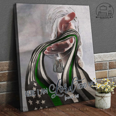 Here I Am Lord Send Me God's Hand Veteran Frame Canvas Wall Art Canvas 3 752dc20a d179 11eb a229 0242ac120002 canvas doc new optimized
