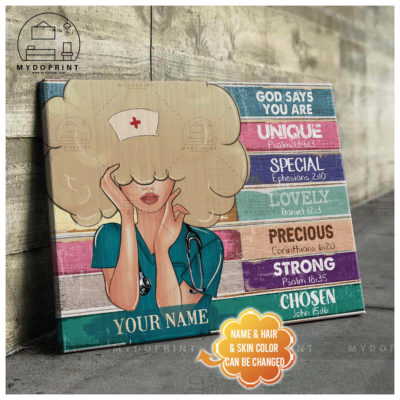 God Says You Are Personalized Wall Art Canvas 4 8dcdf11b d345 11eb 9c7e 0242ac120002 mockup ngang moi optimized