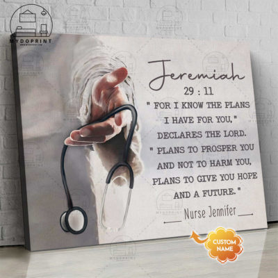 For I Know I Have Plans For You Jeremiah 29:11 Personalized Wall Art Canvas 2 98c81a89 d34a 11eb 9c7e 0242ac120002 new optimized